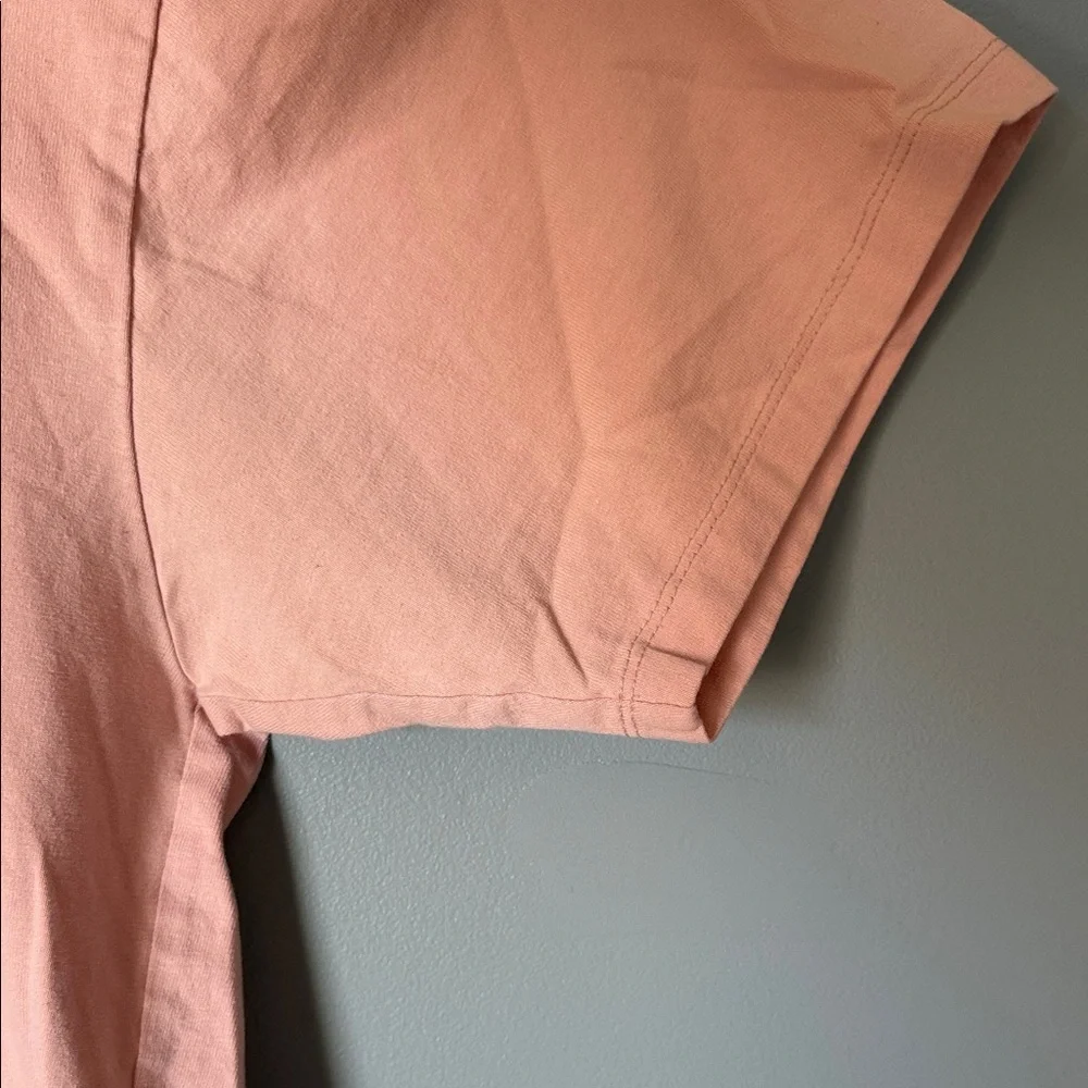 Vans Men's Light Pink Short-Sleeve Pocket Tee with Small Chest Logo